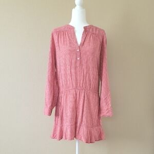 Joie Acey Western Rose Pink Mini Dress - Size Large